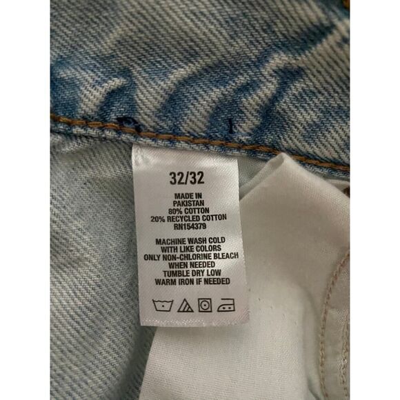 Aeropostale Men’s Distressed Straight-Leg Jeans Size 32x32 Rugged Y2K Everyday - Picture 5 of 9